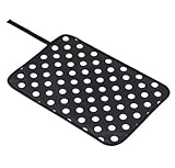 わくわくお食事タイムのベビーランチョンマット・シート　polka dot large（black）　B0605000　日本製