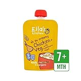 キッチン有機チキン＆スイートコーンマッシュステージ2 130グラム (Ella's) (x 6) - Ella's Kitchen Organic Chicken & Sweetcorn Mash S