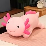 SAQJEEぬいぐるみ ウーパールーパー 抱き枕 ぬいぐるみ 可愛い 抱き枕 海洋生物 ウーパールーパーぬいぐるみ もこもこ 添い寝枕 イモリ 抱きまくら 気持ちいい グリーン 面白いプレゼント 母の日のプレゼント ピンク お祝い クリスマスプレゼント 子供へ 彼女へ 60cm お誕生日 おもちゃ