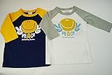 (オイル)OIL キッズ PEACE ラグラン七分袖Tシャツ WHITE キッズサイズ [OP-1453101] OIL CLOTHING SERVICE 150cm ホワイト