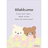 サンエックス リラックマ ステッカー SE67003 BASIC RILAKKUMA Flower ベーシック フラワー 防水加工 UV加工 パープル コリラックマ＆チャイロイコグマ スマホステッカー