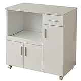 山善(YAMAZEN) ベリーベリーキッチン 【完成品】人工大理石天板キッチンカウンター (幅80 奥行45) SSY-C8580KCJD(WH)FA