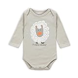 Mother Nest　ベビー服　新生児　ロンパース　男の子　女の子　グレー　(7-9ヶ月)38081