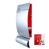 (レオン)LEON 郵便ポスト mail box デザイナーズ ポスト MB4501（マグネット付き）　 ロッソ