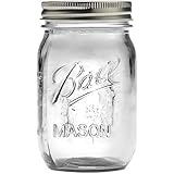 Made In USA 【Ball】ボール Mason Jar メイソンジャー レギュラーマウス 480ml Clear クリアー