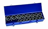 Williams 38901 17-Piece 3/4-Inch Drive Shallow 6 Point Socket Set [並行輸入品]