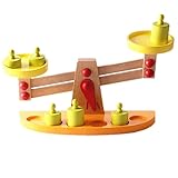 Happy Cherry 知育玩具 知育おもちゃ 簡単天秤 木のおもちゃ キッズ 子ども 三歳以上 計算力アップ 想像力向上 発見力アップ 幼稚園 五感の刺激 お誕生日 入学祝