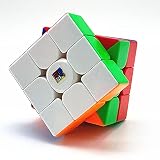 Bokefenuo Meilong 3M マジックキューブ 磁石で安定 3x3ステッカーレス 3x3x3 脳トレ 回転スムーズ プロ仕様