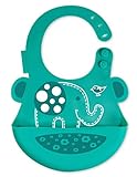 Marcus & Marcus Ollie the Elephant Baby Bib - Green by Marcus & Marcus