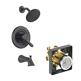 デルタDelta ktsdla-t17438-rb Laharaタブ/シャワーキットpressure-balance dual-functionカートリッジ、ベネチアンブロンズベネチアンブロンズ