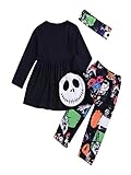 Fheaven (TM) クリアランス 幼児 赤ちゃん 男の子 女の子 ハロウィン コスチューム 長袖 トップス + パンツ 暖かい服装セット 3-4T ブラック
