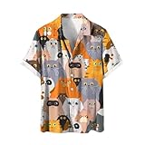 [vigerkar] アロハシャツ 半袖 メンズ 花柄 大きいサイズ リゾート 和柄 父の日プレゼント 誕生日 シャツ メンズ 夏 ゆったり