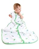 Baby Muslin Summer Sleep Sack Wearable Blanket 0.5 Tog Cars 6-18 months MEDIUM by Schlummersack
