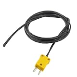 uxcell 熱電対プローブ　温度センサー熱電対プローブ　温度センサープローブ　300摂氏　Kタイプ　1.5Mケーブル