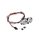 RCカーLEDライト, Extaum ランプシェードホワイトライト付き2個のRCカーLEDライトキット5.5-11V RC装飾一般的なLED RCアクセサリー