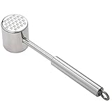 Meat Tenderizer Mallet with Stainless SteelHeavy Duty Hammer Tool in Kitchen Commercial-Grade [並行輸入品