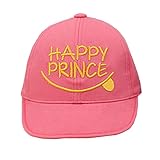 MIOIM 帽子 キッズ キャップ 男の子 女の子 英字 HAPPY PRINCE 野球帽 カジュアル アウトドア ベビー 日よけ帽子