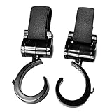 CHOJI Multi Purpose Baby Stroller Hook Pushchair 360 Swivel Hanger Hooks Carriage Storage Bag Baby C
