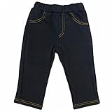 パンツ ベビー 男の子 女の子 ズボン 裏ベロア ロングパンツ ブラック 80