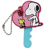スヌーピー[キーカバー]ラバー キーキャップ/ハート ピーナッツ