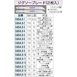 エスコ 75mmx24Tジグソーブレード(2枚) EA854LB-14
