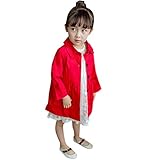 Cutelove　コート　ロングコート　ウインドブレーカー　暖かいセーター　トップス　ロングスリーブ　長袖　綿　女の子　ガールズ　ベビー　赤ちゃん　幼児　秋　冬　保温　防寒　可愛い　暖かい　ファッショ