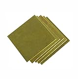 TMKSK h62黄銅板 彫刻銅板 レーザー加工Diy銅板 100×100×0.8mm