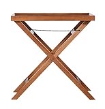 MASSTIGE DECO(マスティージ デコ) FIKA トレーテーブル ブラウン 35x56x58cm FK-23