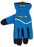 Stanley 1822-50 Mechanics Hand Gear Gloves with Shirred Wrist, Colors may Vary, Medium by Stanley