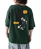 [ウィゴー] 男女兼用 Tシャツ メンズ 半袖 長袖 半袖Tシャツ ロンT 秋服 夏服 服 トップス ゆったり ビッグシルエット グラフィック プリント ギフト プレゼント ストリート 春 夏 秋 冬 メンズ M タイプA(半袖) 柄6