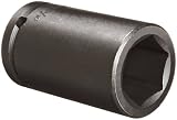 Martin 16642 1-5/16 Type II Opening 3/4 Square Drive Socket, 6 Points Deep, 3-1/2 Overall Length, In