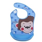 油が落ちるスタイ お食事エプロン お食事用防水ビブ 5枚セット E