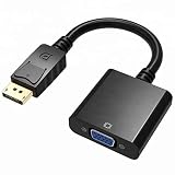 Lumen ルーメン DisPlay Port-VGA変換アダプタ LAD-DPVGA フルHD 1080p DP搭載機器のコンテンツをプロジェクター投影 大画面モニターにDP to VGA