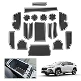 【GAFAT】スバル クロストレック GUD/GUE型 2022年モデル~現行 新型 専用 ドアポケットマット クロストレックgu ラバーマット ゴム 防音 蓄光 ドリンクホルダー ドレスアップ クロストレックGU系 アクセサリー インテリアラバーマット 汚れ防止 右ハンドル専用 傷防止 滑り止め (ホワイト)
