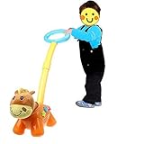 Baby Walking Education Musical Hand Pushing Gog Toy Walker For Toddler Xmas Gift by COFFLED