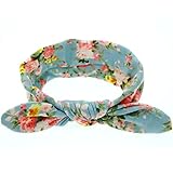 Tonsee ベビー キッズ ヘッドバンド かわいい ウサギの耳 フローラル ヘアバンド