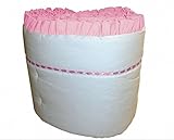 Baby Doll Bedding Unique Crib Bumper, Pink by BabyDoll Bedding