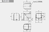 オーケー器材 配管化粧ダクト スカイダクト TDシリーズ 立面エルボ アイボリー K-TDC6AC