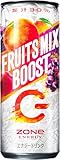 【BR】ZONe(ゾーン) ENERGY FRUITSMIX BOOST + GRAPE エナジードリンク 炭酸飲料 240ml缶×30本