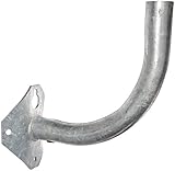 RAB Lighting BWC12 Floodlight Brackets for Wood Poles, Steel, 5.0 EPA Maximum Capacity, Galvanized S