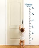 Giant Vinyl Growth Chart Kit | Kids DIY Height Wall Ruler Large Measuring Tape Sticker Number Decal 