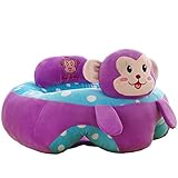 MIUSE　ベビーローチェア　ソフトチェア　ベビーチェア　お座り練習　可愛い (猿)