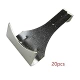 金属製のS字型耐久性のあるシルバーフック製作ハンガー 20Pcs シルバー(シルバー)