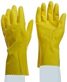 Ansell FL 87-298 Medium Duty Latex Glove, Chemical Resistant, 12 Pinked Cuff, 12 Length, Medium (Pac