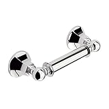 Ginger 608/PC 608 Empire Double Post Toilet Paper Holder, Polished Chrome by Ginger
