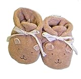 【日本製】【オーガニックコットン】オーガニックファーストベビーシューズ (くま)