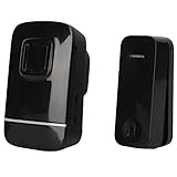 PushPoint Eco2 拡張可能ワイヤレスドアベル バッテリー不要可動性電源内蔵式押しボタン送信機、32種音楽トーンと防水耐候性、ベーススターターキット ST-FB-531P-B