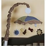 GEENNY Musical Mobile For Baby Boy Constructor CRIB BEDDING SET by GEENNY