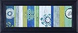 アート効果Marrakech II Framed壁アート ブルー J10737