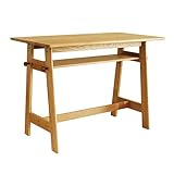 カントリー風 幅130cm カウンターテーブル ナチュラル